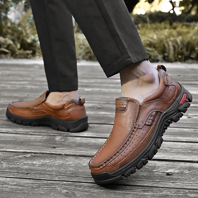 Beatyart™ Orthopedic Walking Genuine Leather Slip-On Loafers