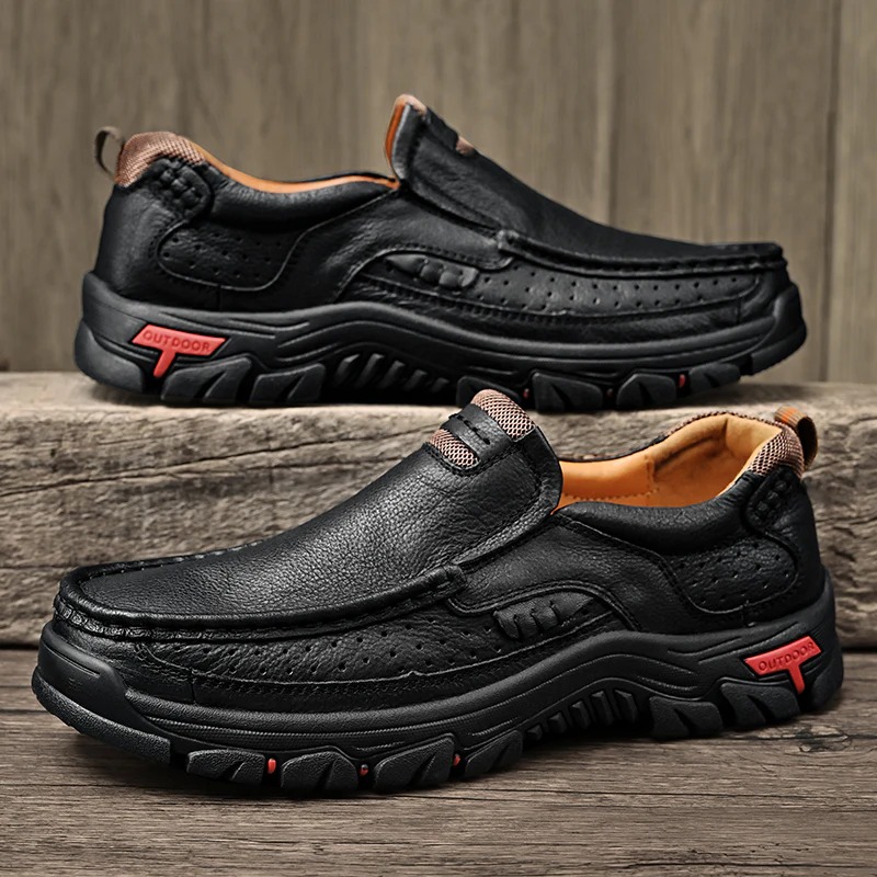Beatyart™ Orthopedic Walking Genuine Leather Slip-On Loafers