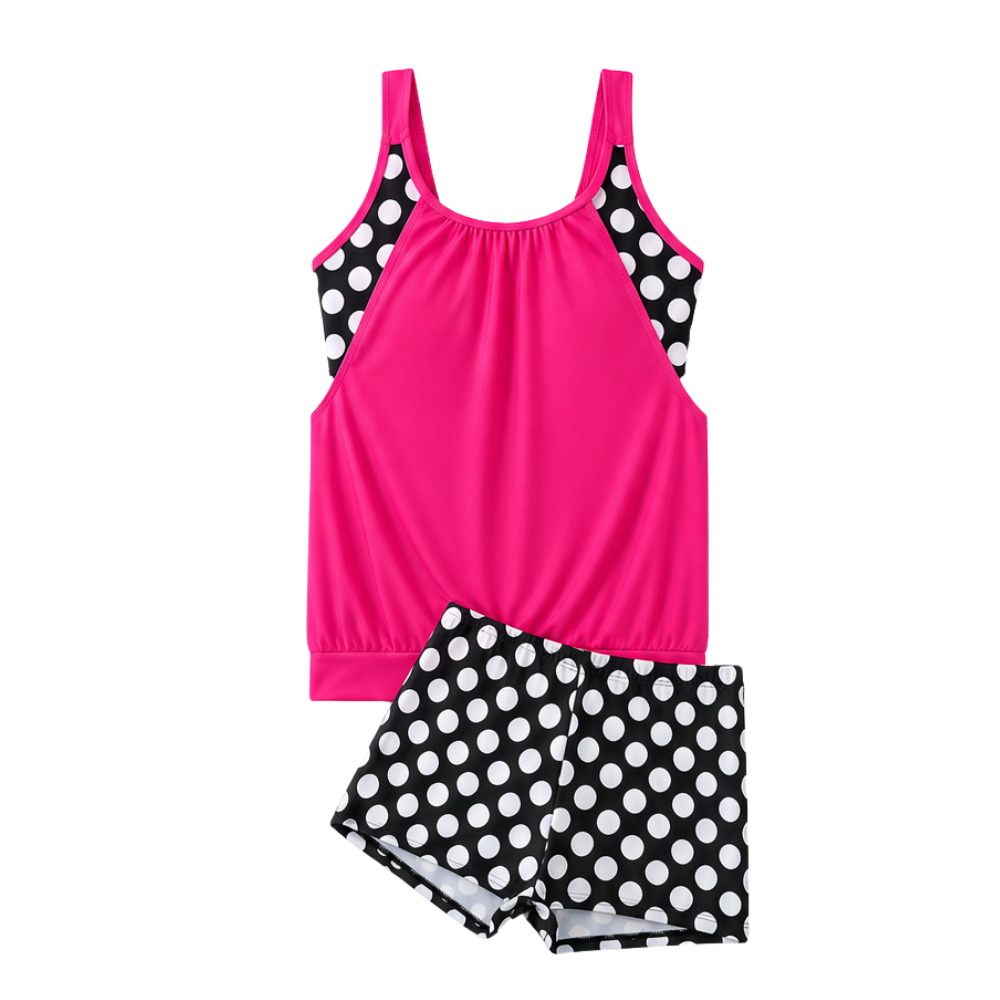 Marivella™ – Tankini s krátkými šortkami, který zvýrazňuje křivky
