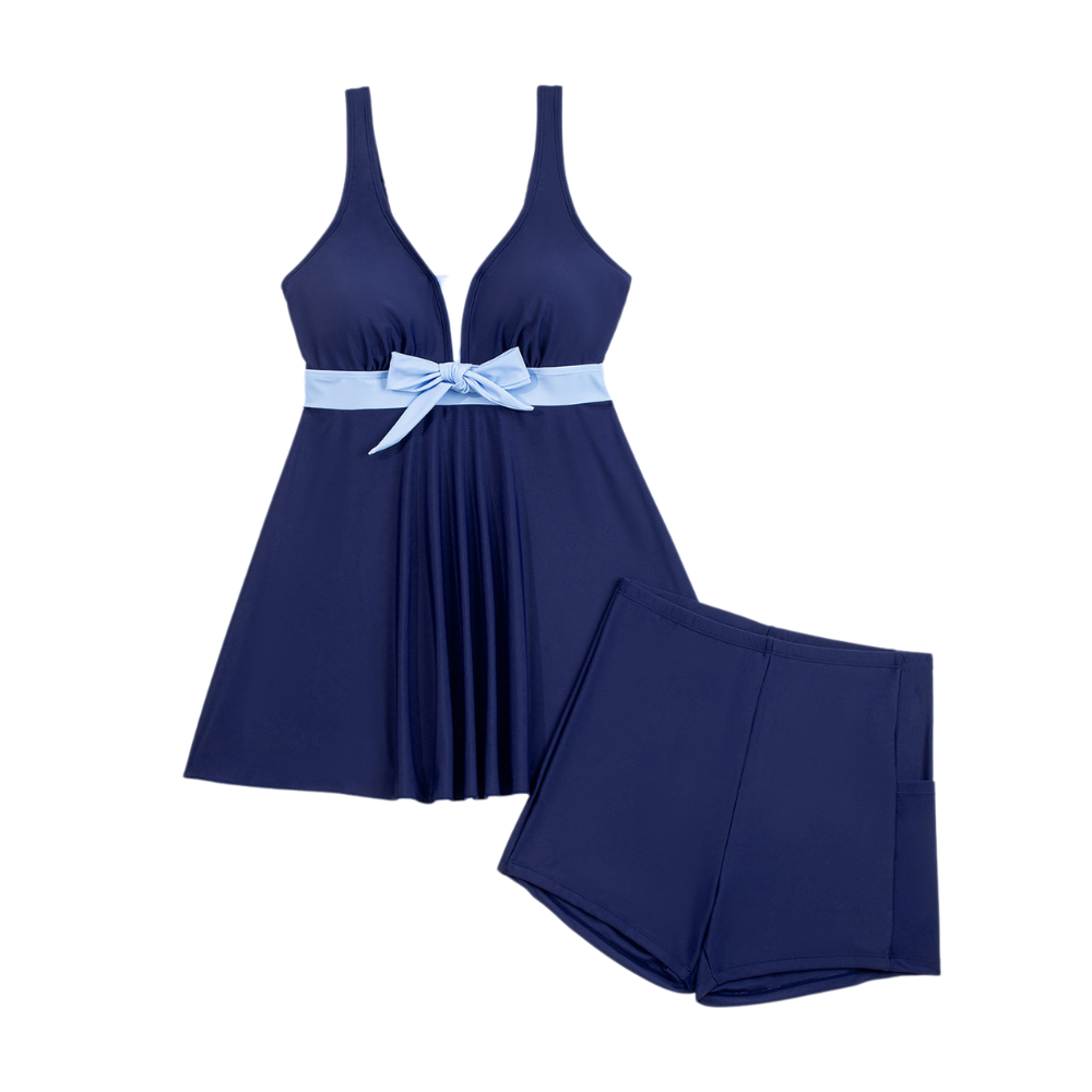 Covaswim™ - Lichotivý tankini plavkový šaty s kraťasy