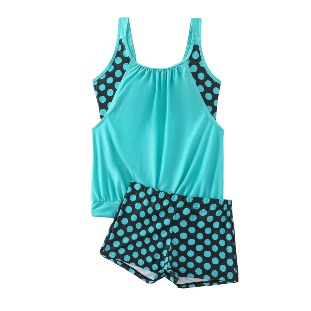 Marivella™ – Tankini s krátkými šortkami, který zvýrazňuje křivky