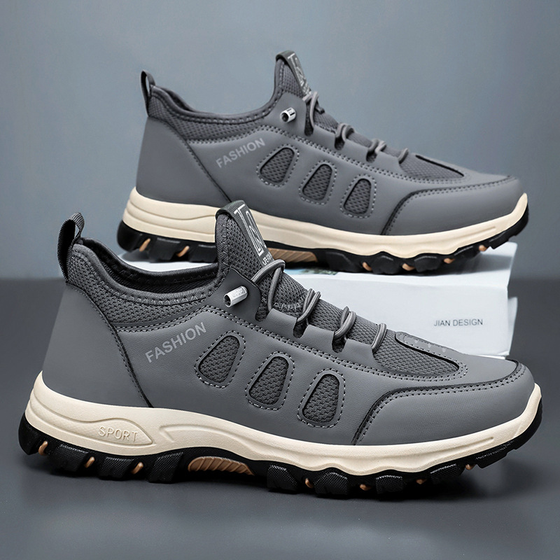 🔥Last Day Promotion 70% OFF🔥Men's mesh lightweight and breathable travel shoes, non-slip walking shoes