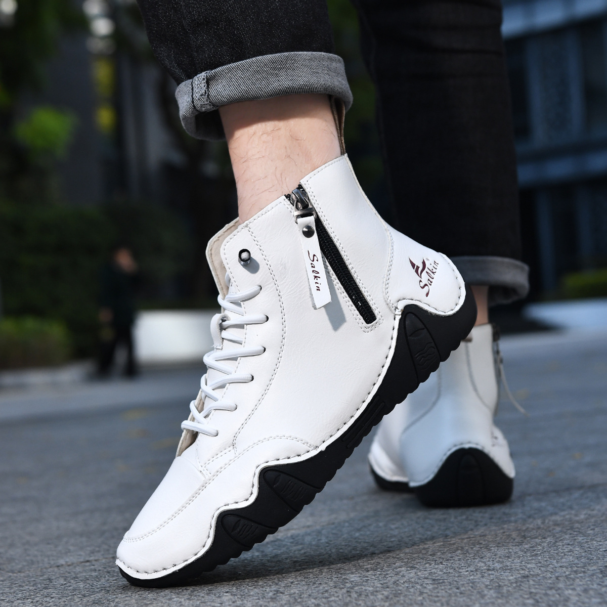 ⏰Poslední den 70% SLEVA🔥Pánské barefoot ergonomické voděodolné ortopedické boty