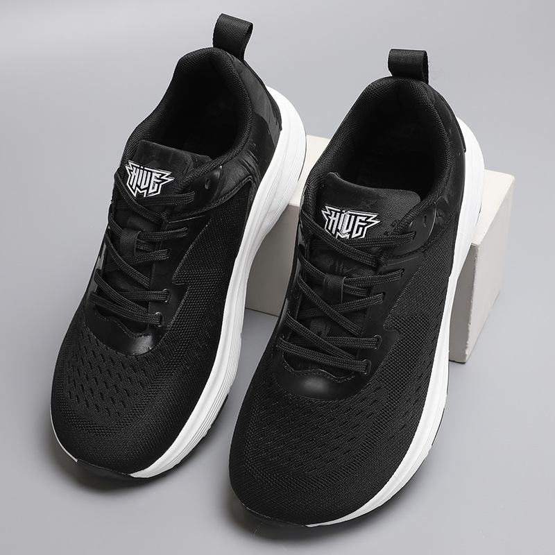 Comfortable Wide-Toe Casual Flyknit Mesh Sneakers-Hive Runners