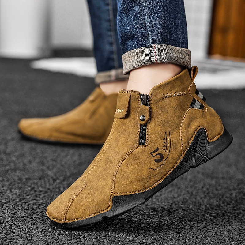 ⏰Last Day 70% OFF🔥High-Quality Men’s Hand-Stitched Genuine Leather Shoes – Ergonomic, Arch Support, Waterproof, Non-Slip, Orthopedic