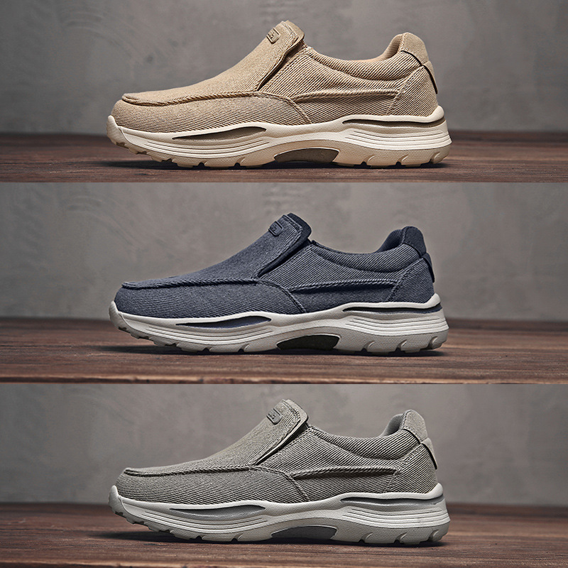 🔥Last Day Promotion 70% OFF🔥Men's Daily Canvas Wear Proof Orthopedic Walking Shoes