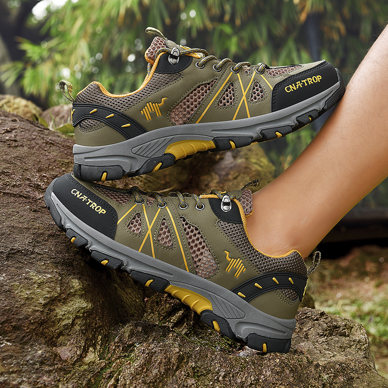 🎁Hot Sale 60% OFF⏳Clearance!! Men's Hiking Shoes Waterproof Breathable Non-Slip Outdoor Sneakers