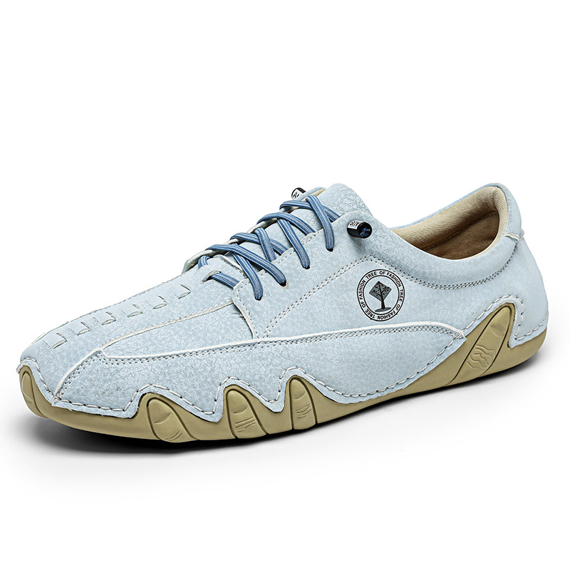(🎁Free Orthotic Insoles🔥)Men’s Verlinn Premium Cowhide Leather Lace-Up Dress Shoes with Arch Support, Breathable for Summer Walking & Driving