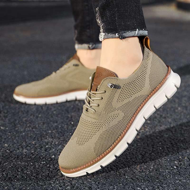 Summer Breathable Sneakers Fly Woven Mesh Shoes
