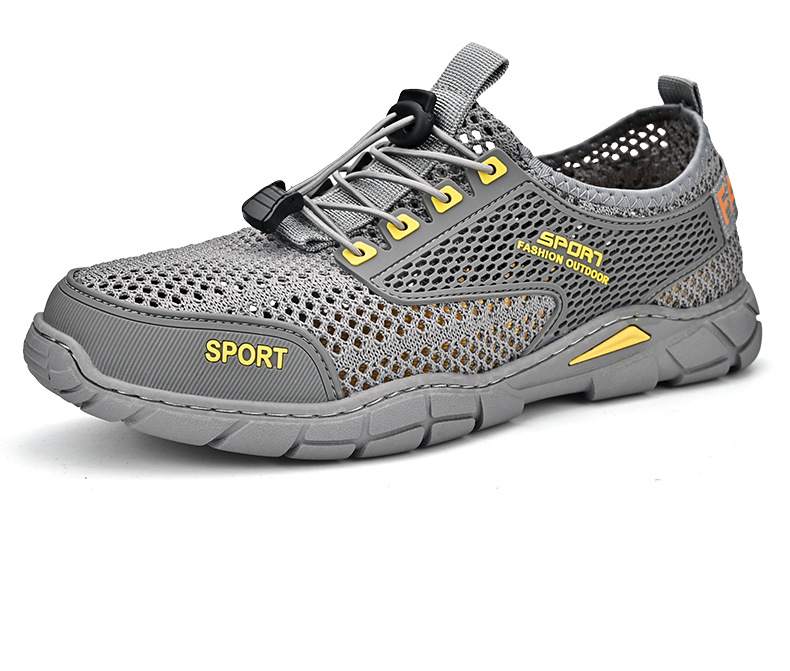 🔥Last Day 60% OFF🔥Men's Summer Orthopedic Breathable Lightweight Hollow-Out Running Mesh Shoes