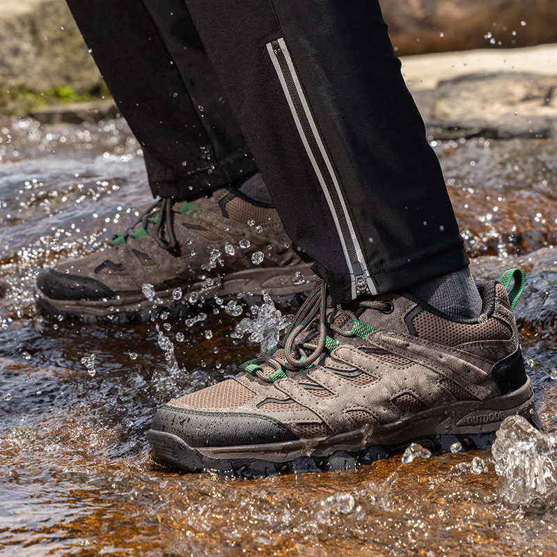 ⏰Clearance Sale - 60% OFF🛒 Men's Lace-Up Outdoor Hiking Shoes – Breathable Waterproof Design, Durable Grip & Arch Support, Perfect for Daily and Outdoor Wear