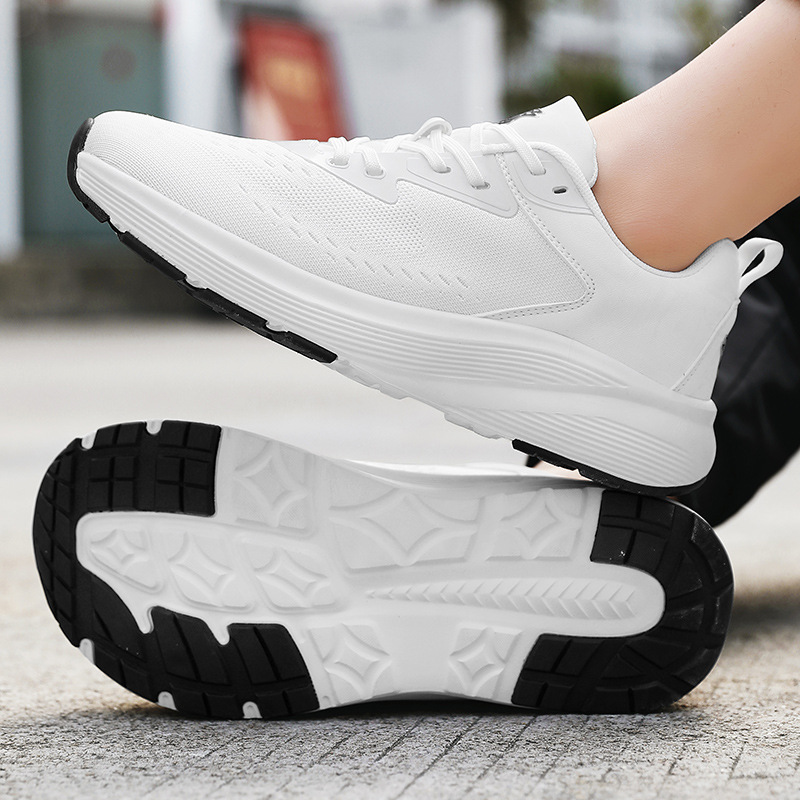 Comfortable Wide-Toe Casual Flyknit Mesh Sneakers-Hive Runners