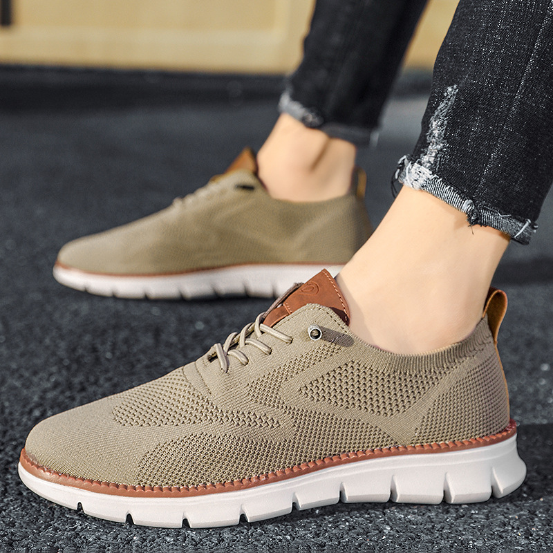 Summer Breathable Sneakers Fly Woven Mesh Shoes