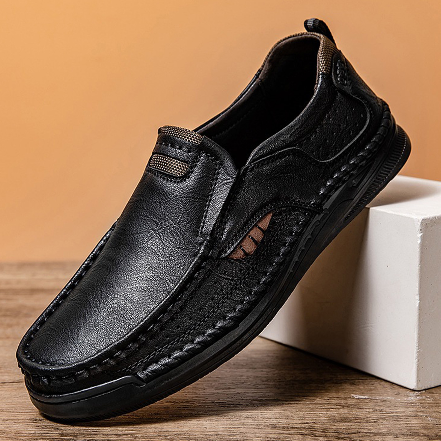 ⏰ Last day! 60% off 🔥 - Men's arch support, soft-soled slip-on shoes