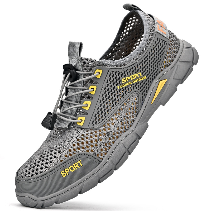 🔥Last Day 60% OFF🔥Men's Summer Orthopedic Breathable Lightweight Hollow-Out Running Mesh Shoes
