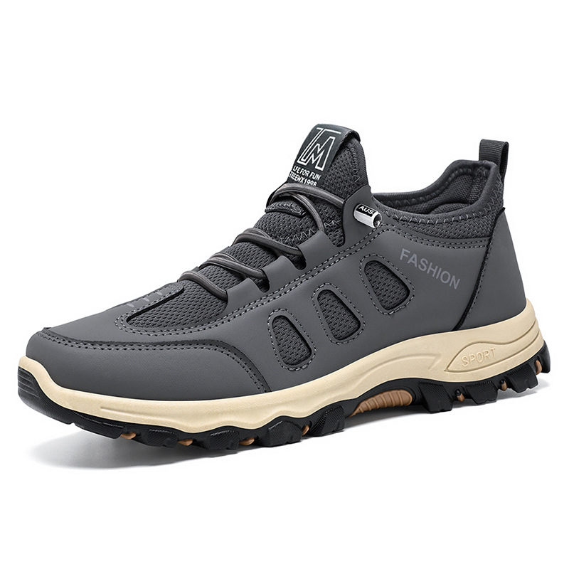 🔥Last Day Promotion 70% OFF🔥Men's mesh lightweight and breathable travel shoes, non-slip walking shoes
