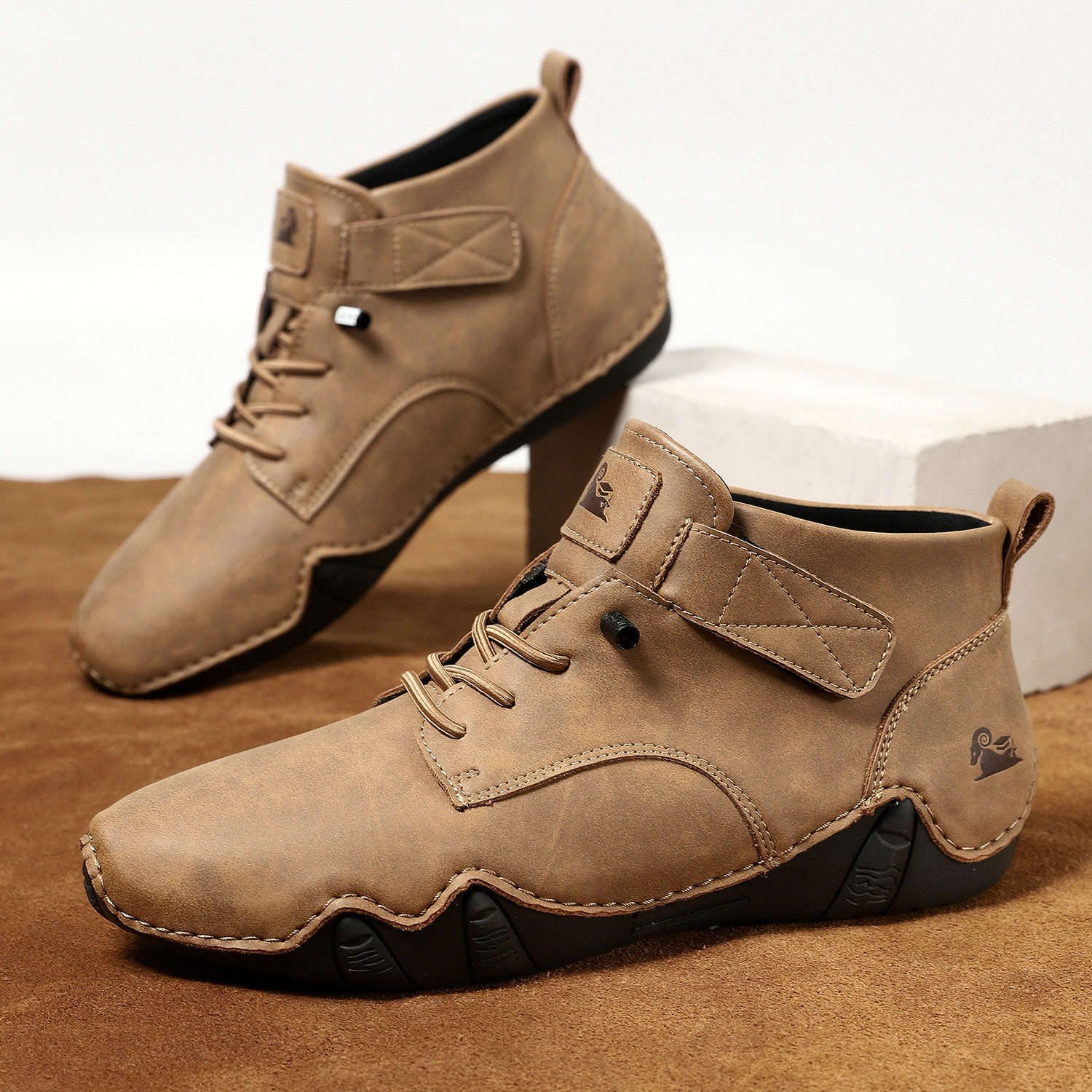 ⏰ 50% off - 2025 Newest Men's Orthopedic Leather Hiking Shoes