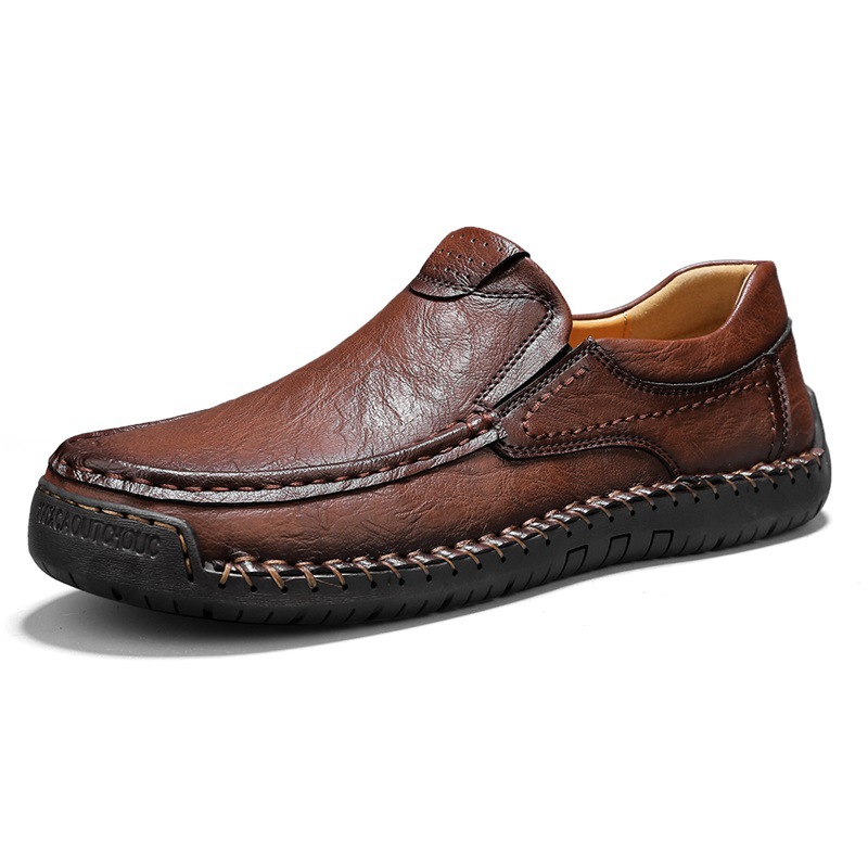 🔥Poslední den 60% SLEVA🔥Pánské slip-on mokasíny z pravé telecí kůže