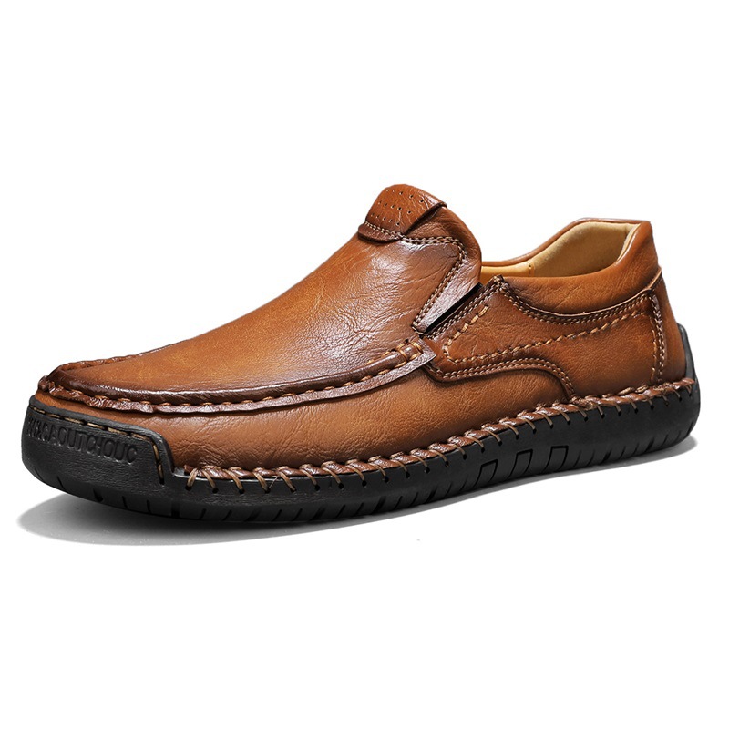 🔥Poslední den 60% SLEVA🔥Pánské slip-on mokasíny z pravé telecí kůže