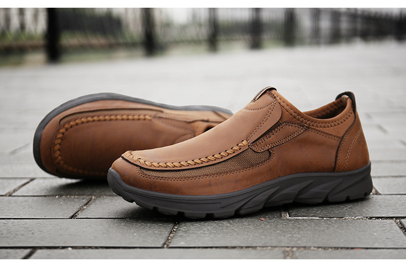 Men's casual loafers-Full-grain cowhide