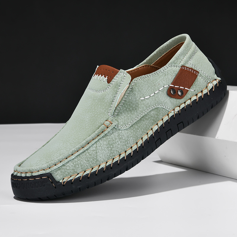 ⏰60% sleva na akci - 2025 nové pánské ortopedické bezrukávové kožené slip-on mokasíny