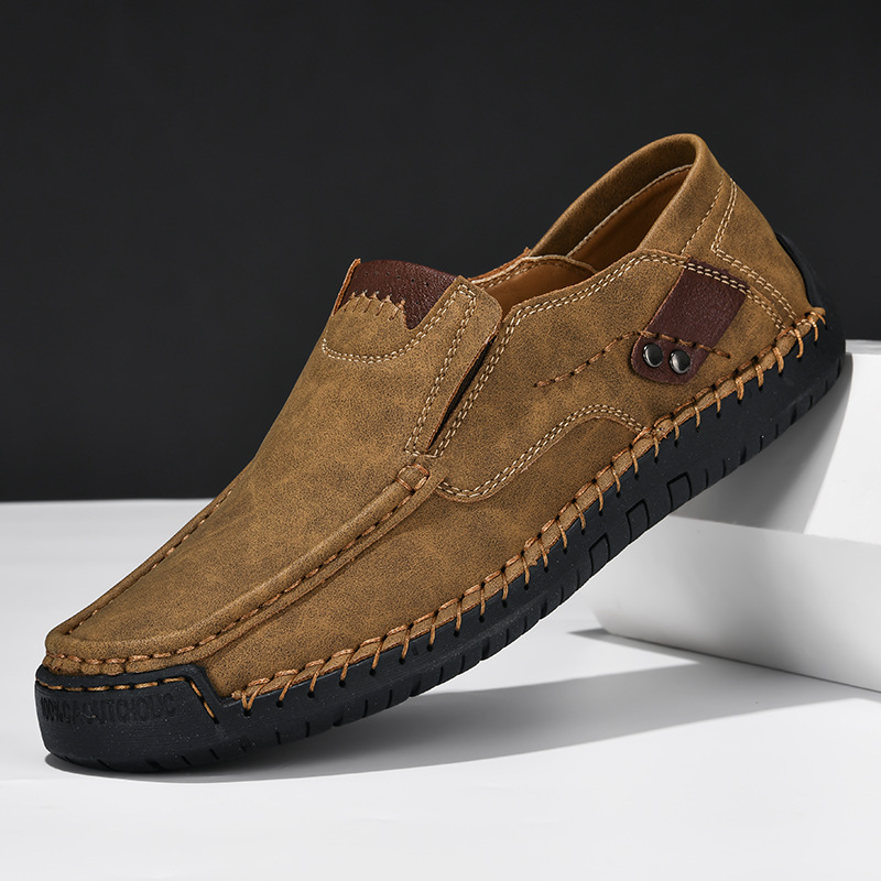 ⏰60% sleva na akci - 2025 nové pánské ortopedické bezrukávové kožené slip-on mokasíny