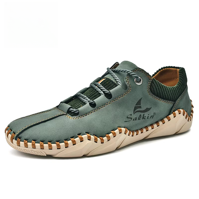 🔥On This Week Sale 70% OFF🔥Men's Handmade Leather Orthopedic Shoes - Improve Posture and Get Rid of Painless Walking & Driving