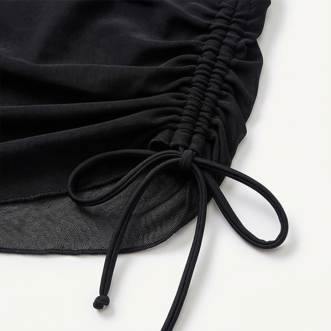 Marella™ – Bikiny set s vysokým pasem a síťovanou sukní s řasením