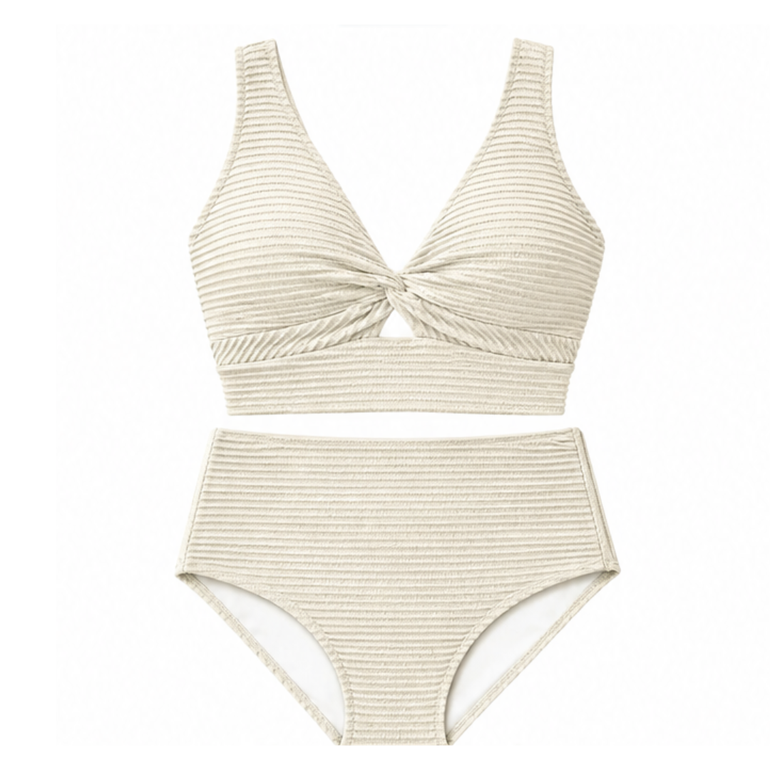 Mara™ – Ribbed Shaping Bikini with Coverage