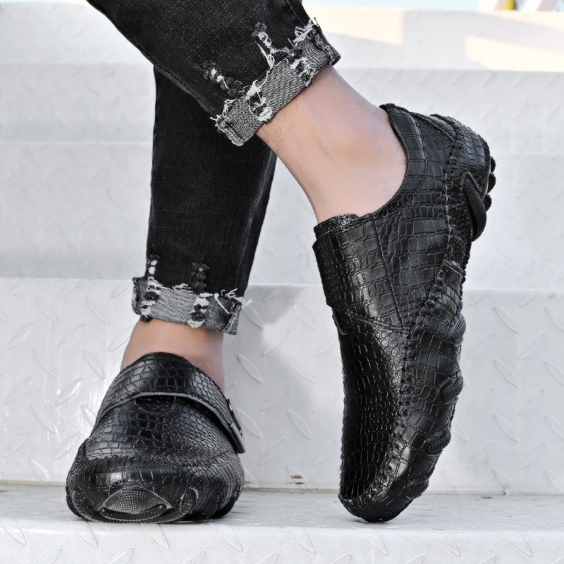 Pánské mokasíny a slip-on obuv Kariéra Nappa prodyšné neklouzavé boty