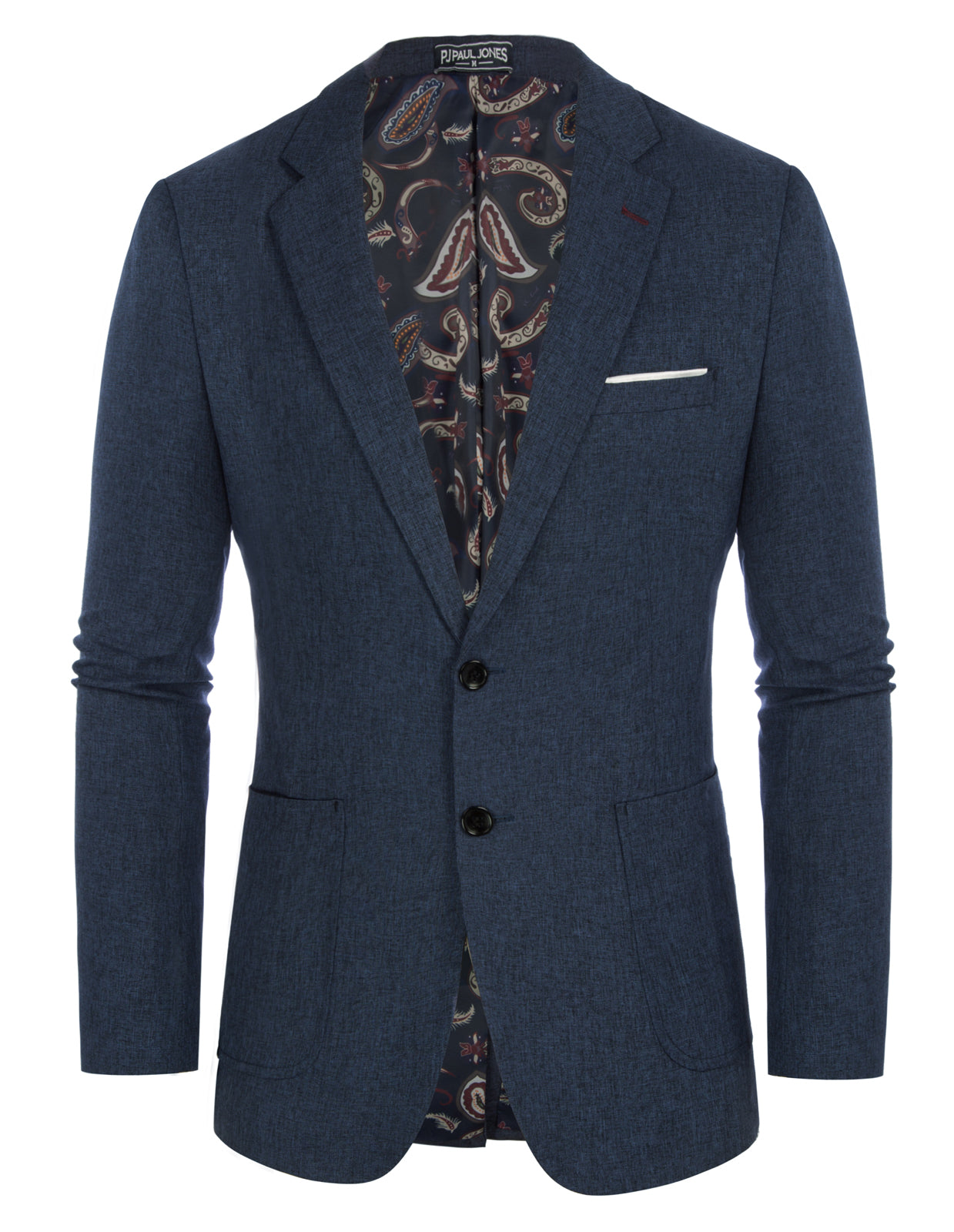 Pánské volnočasové sportovní sako blazer s dvěma knoflíky, lehké obchodní bundy