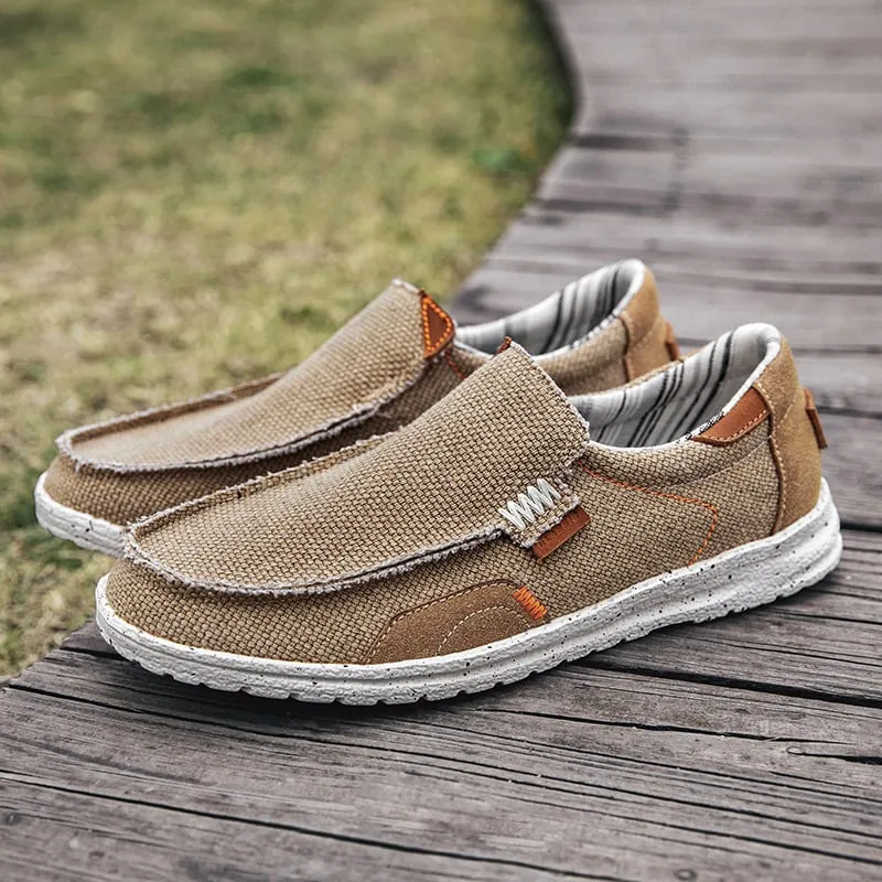 ⏰Promotion 70% OFF--Men's Lightweight Comfort Ergonomic Memory Foam Insole Slip On Loafer Walking Shoes