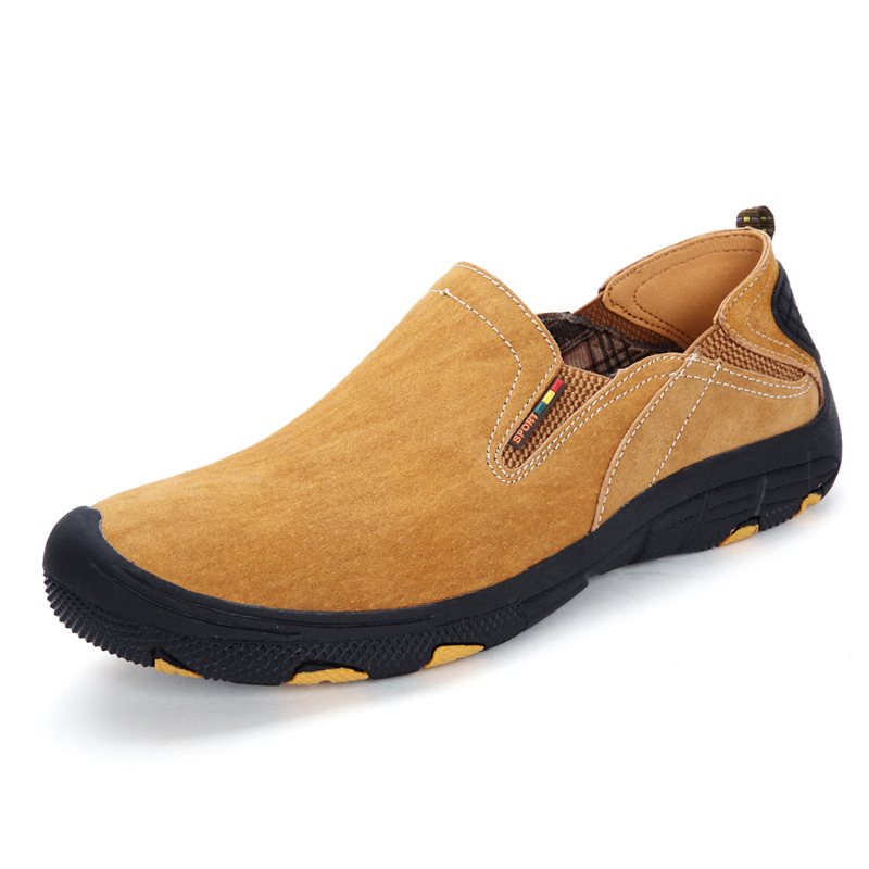 Men's Genuine Leather Outdoor Wear Resistant Non-slip Hiking Shoes