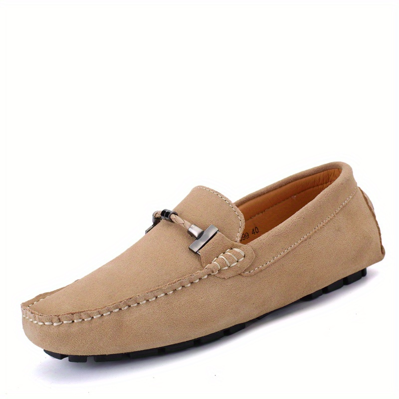 Men's Handmade Leather Comfortable Non-Slip Plus Size Casual Shoes (Wide Foot Plus Size)