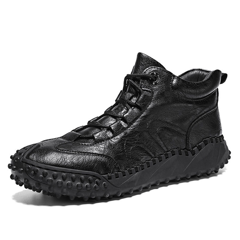 Men's Ankle Top Boots - Casual Outdoor Walking Shoes
