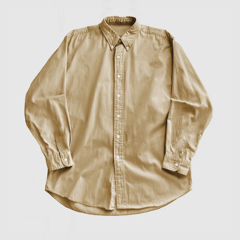 🔥 Men's Vintage Premium Washed Long Sleeve Shirt