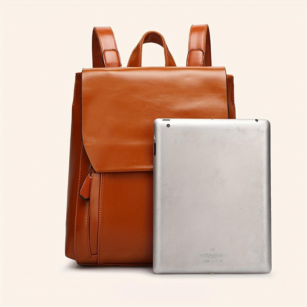Clara™ | Quilted Leather-like Finish Backpack