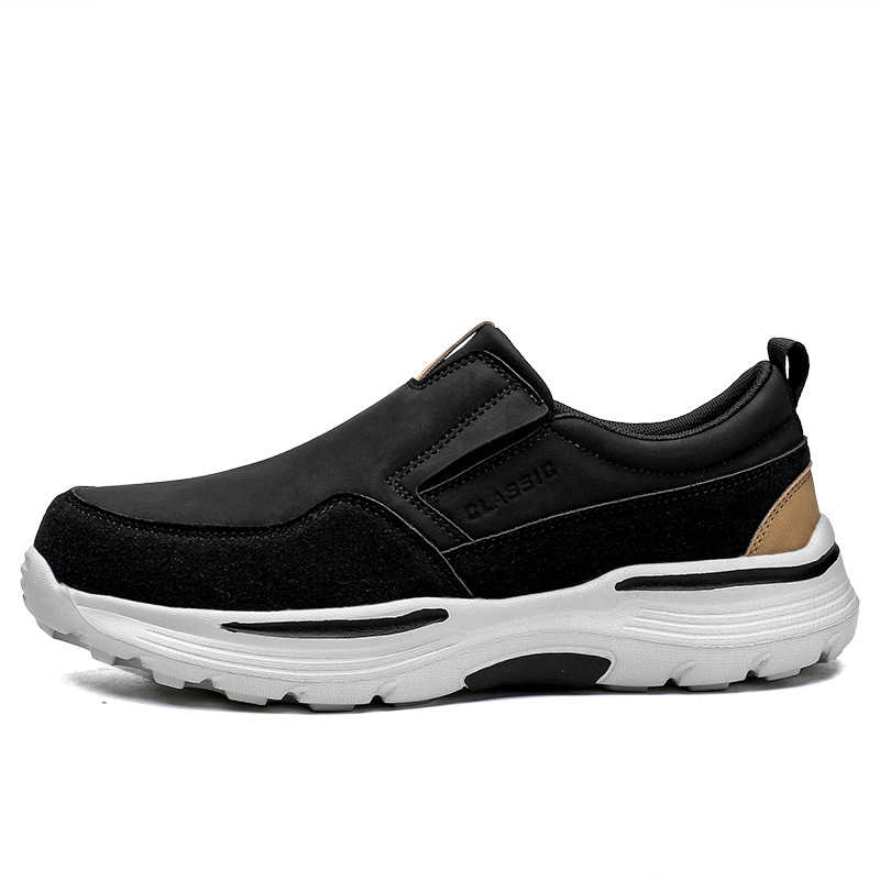 Men's Casual Comfort Slip On Platform Orthopedic Loafers