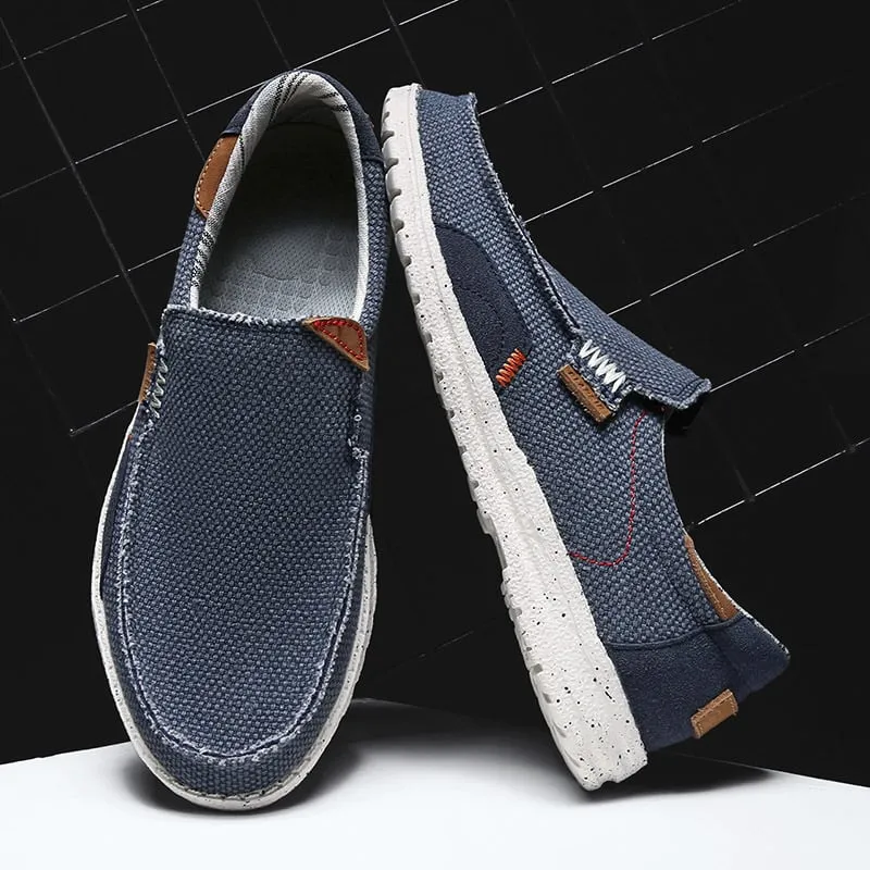 ⏰Promotion 70% OFF--Men's Lightweight Comfort Ergonomic Memory Foam Insole Slip On Loafer Walking Shoes