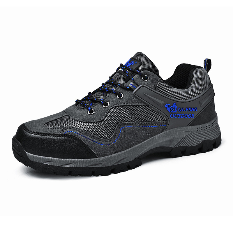Men's Comfy Lightweight Waterproof Breathable Hiking Shoes Orthopedic Support Sneakers for Foot Pain