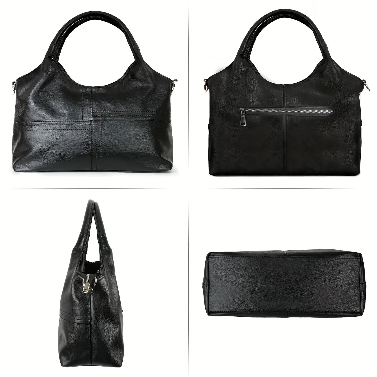 Elegant Genuine Leather Women's Crossbody Shoulder Bag