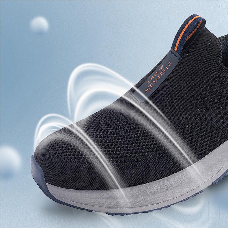 🏃👟70% OFF !!!🔥Clearance!!🔥Men's Daily Breathable Shock-Absorbing Slip-On Orthopedic Sneakers