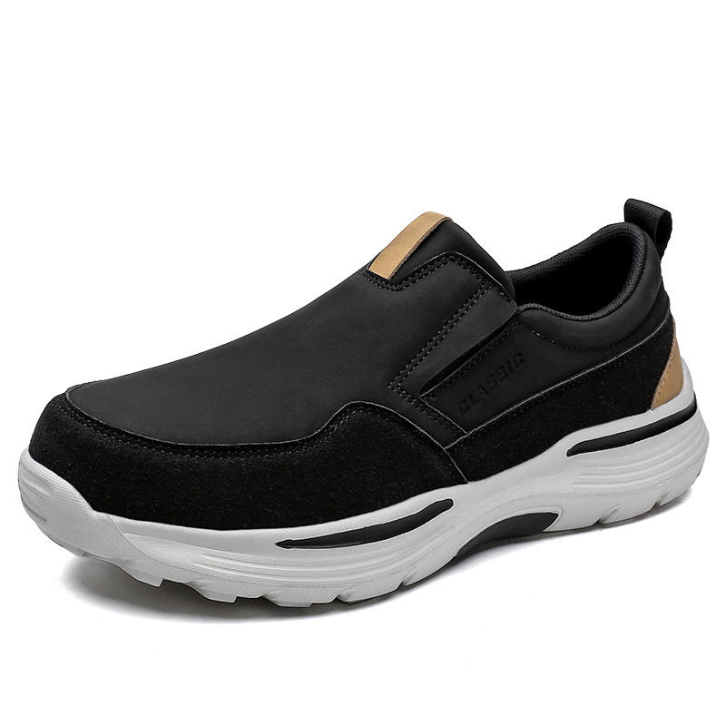Men's Casual Comfort Slip On Platform Orthopedic Loafers