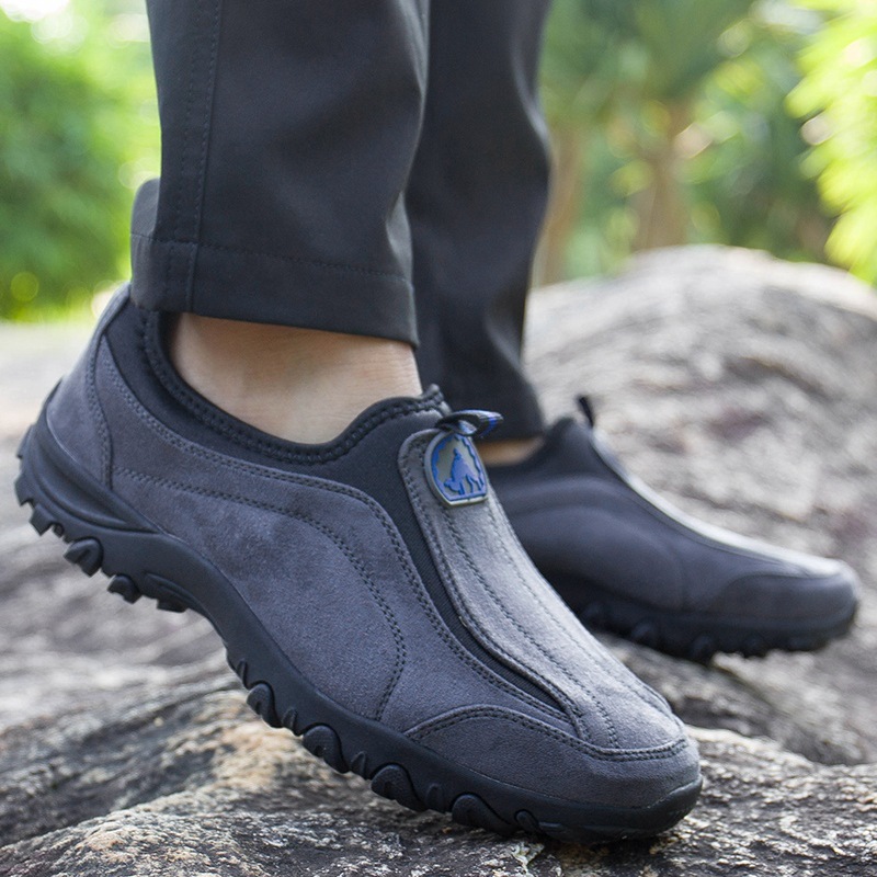 Men's Genuine Leather Comfortable Outdoor Casual Hiking Shoes