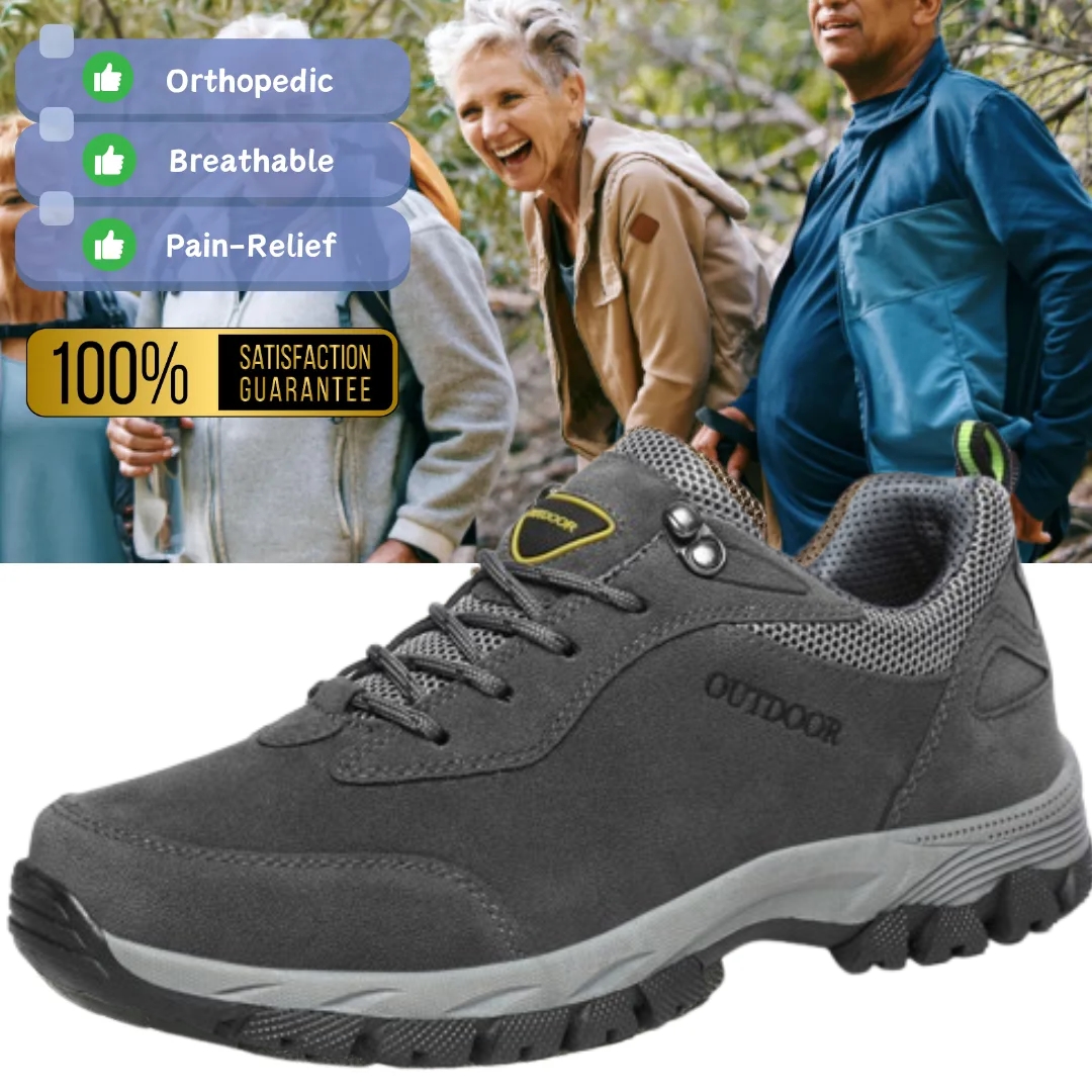 🔥Poslední den 70% SLEVA🔥Pánské dobré arch podporující venkovní prodyšné boty na chůzi, pohodlné ortopedické boty na chůzi