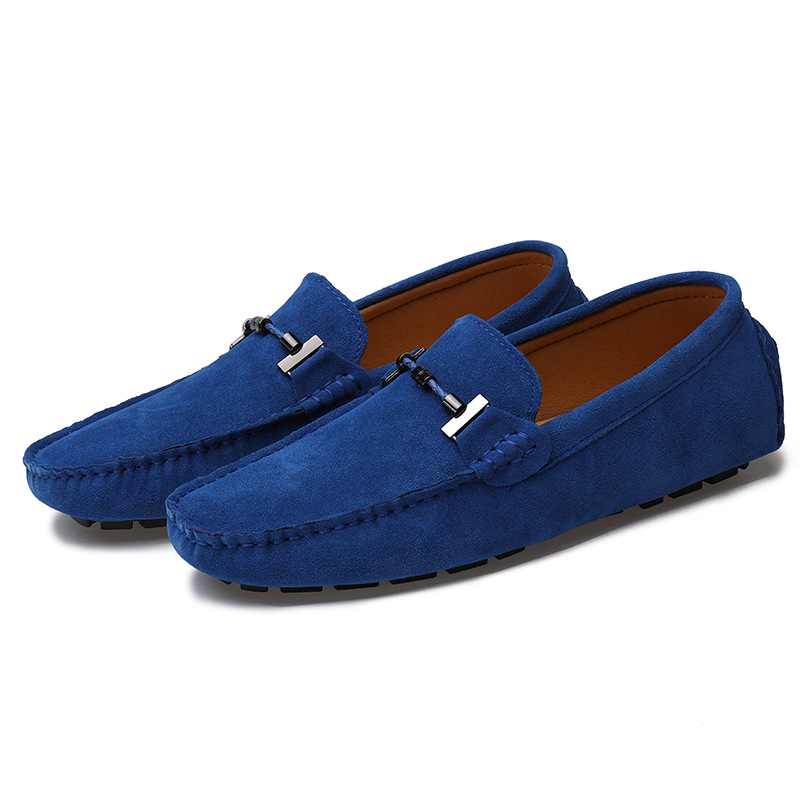 Men's Handmade Leather Comfortable Non-Slip Plus Size Casual Shoes (Wide Foot Plus Size)