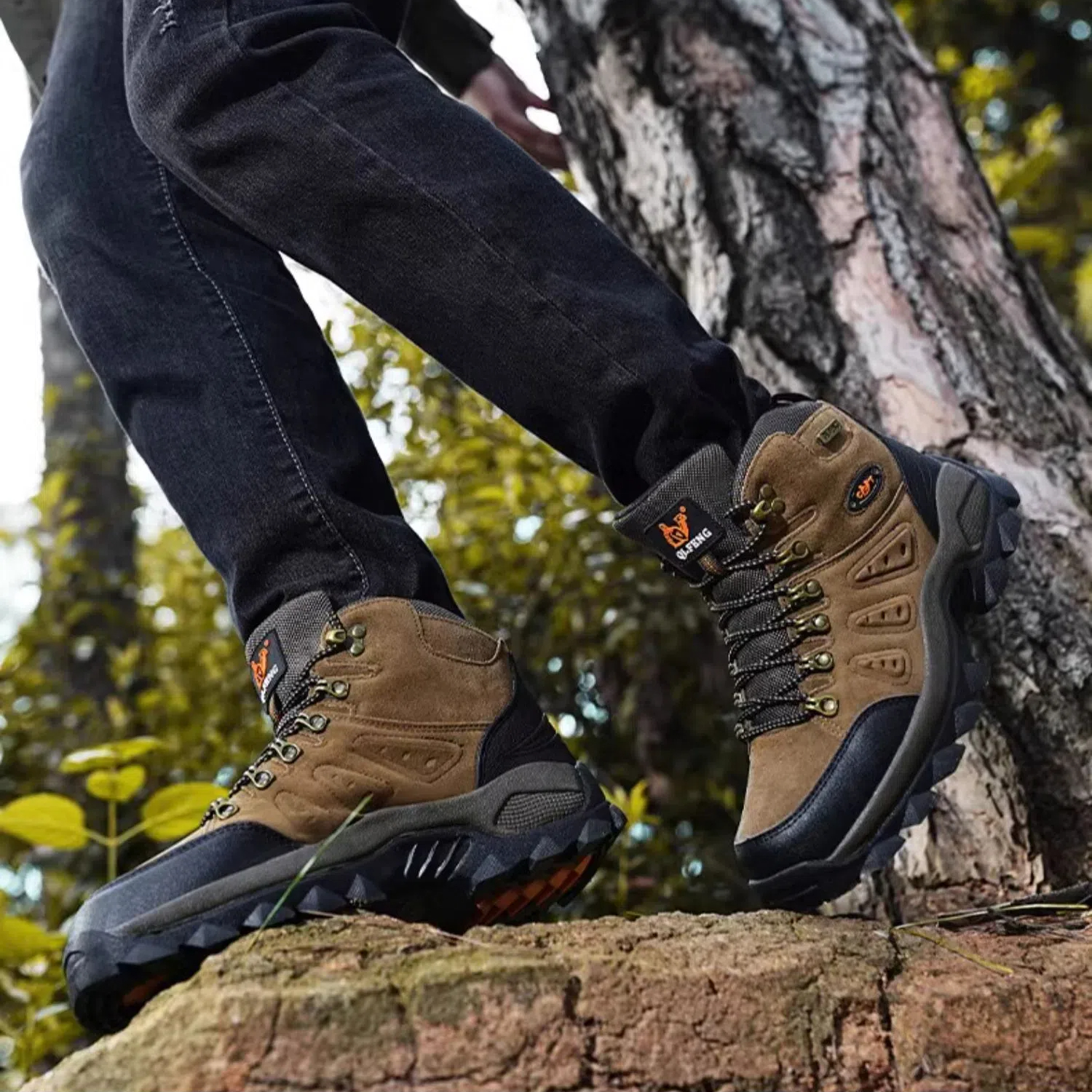 ⏰Last Day Sale 70% off⏰Men's Mountaineering Orthopedic Support Hiking Boot