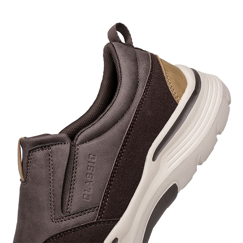 Men's Casual Comfort Slip On Platform Orthopedic Loafers