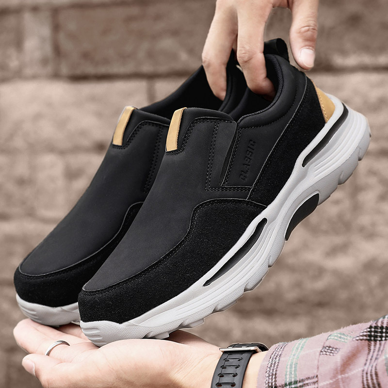 Men's Casual Comfort Slip On Platform Orthopedic Loafers