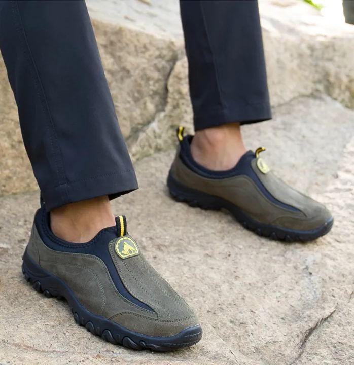 🔥POSLEDNÍ DEN 70% SLEVA🔥Pánské kožené pohodlné venkovní volnočasové turistické boty